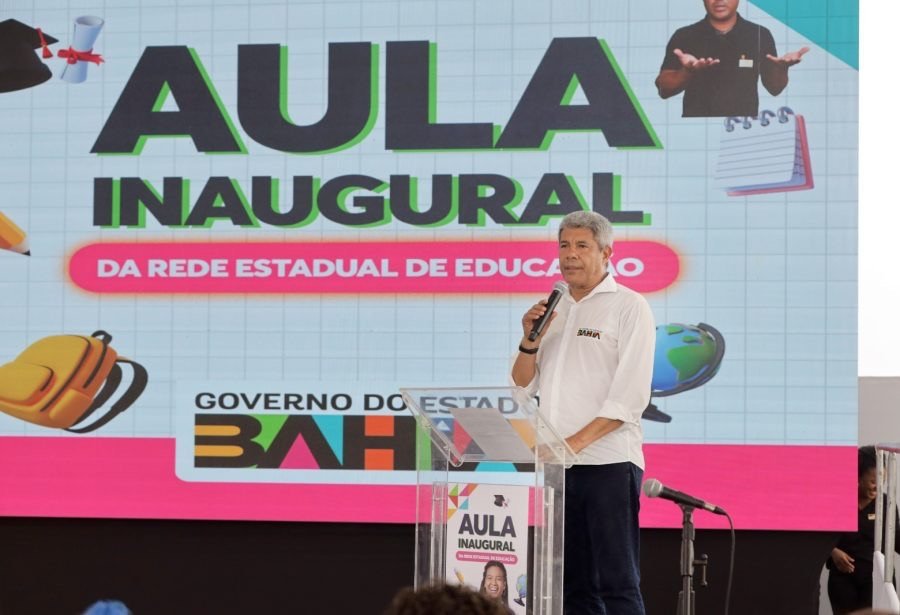 Bahia: Investimento em novas escolas deve ultrapassar um bilhão de reais, anuncia governador em abertura do ano letivo