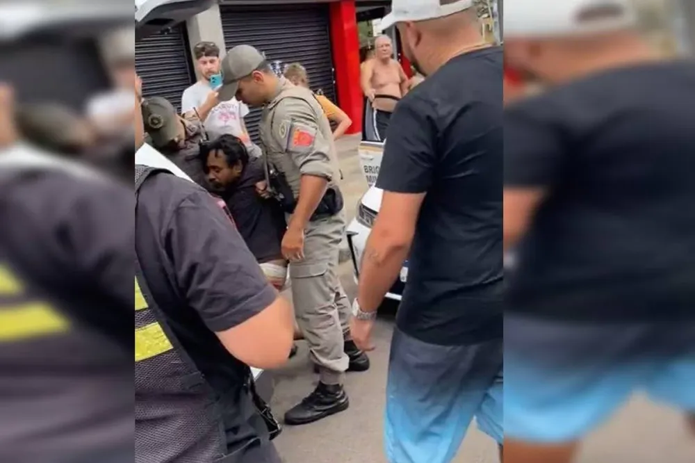 Motoboy negro ferido por homem branco é indiciado por lesão corporal