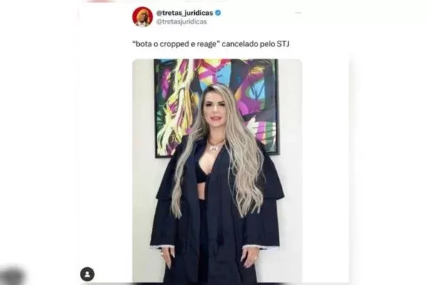“Dress code” do STJ vira meme: “Não vou poder botar cropped e reagir”