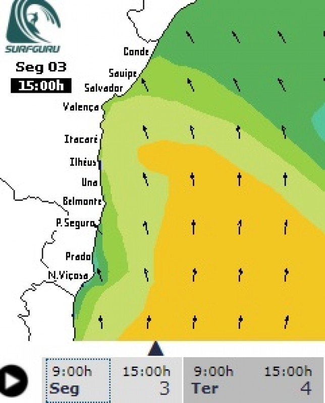 Alerta: litoral baiano pode ter ondas de até 3,5 metros nesta segunda (3)