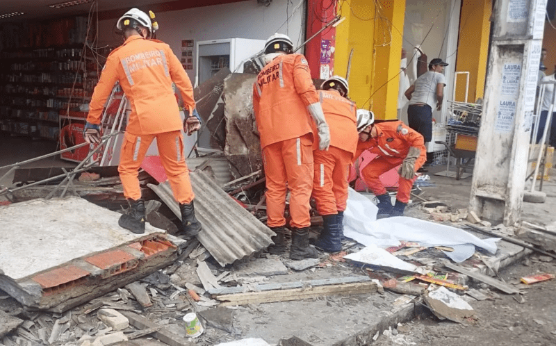 Morre segunda vítima de queda de marquise em Alagoinhas