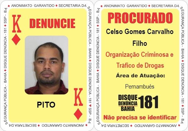 Polícia Civil prende o Rei de Ouros do Baralho do Crime, em Itapuã