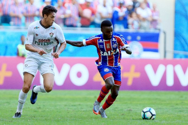 Ainda em jejum de vitórias, Bahia arranca empate no fim e impede Fluminense de entrar no G-6