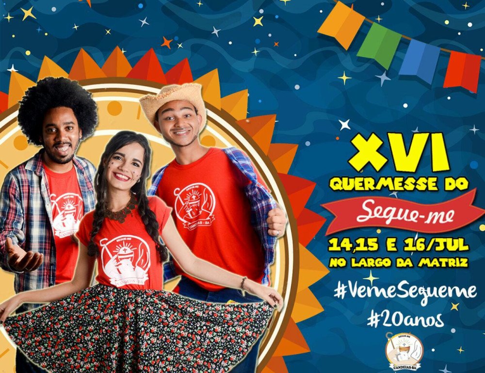 Quermesse do Segue-me acontece neste final de semana, sendo a mais tradicional da região !