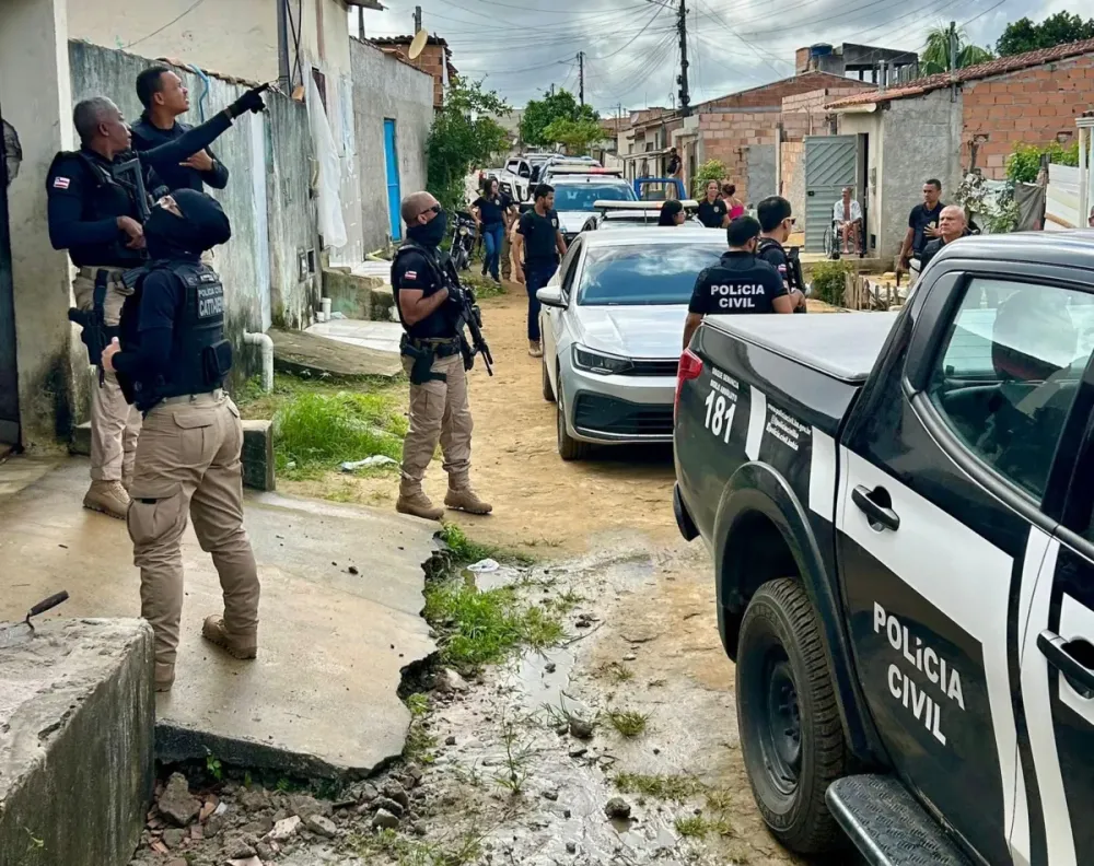 Quase 500 criminosos são presos em operação na Bahia