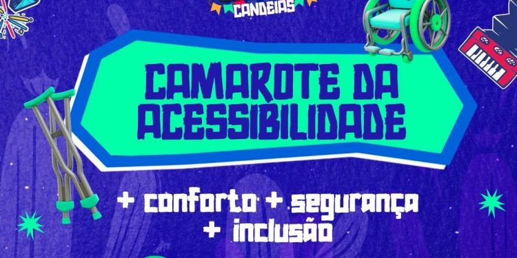 São João de Candeias terá camarote da acessibilidade para pessoas com deficiência e idosos acima de 60 anos