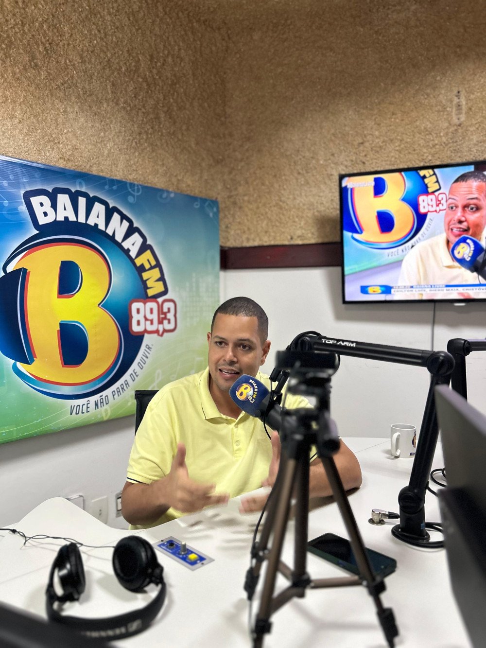 Diego Maia se licencia da rádio Baiana FM para disputar as eleições em Candeias