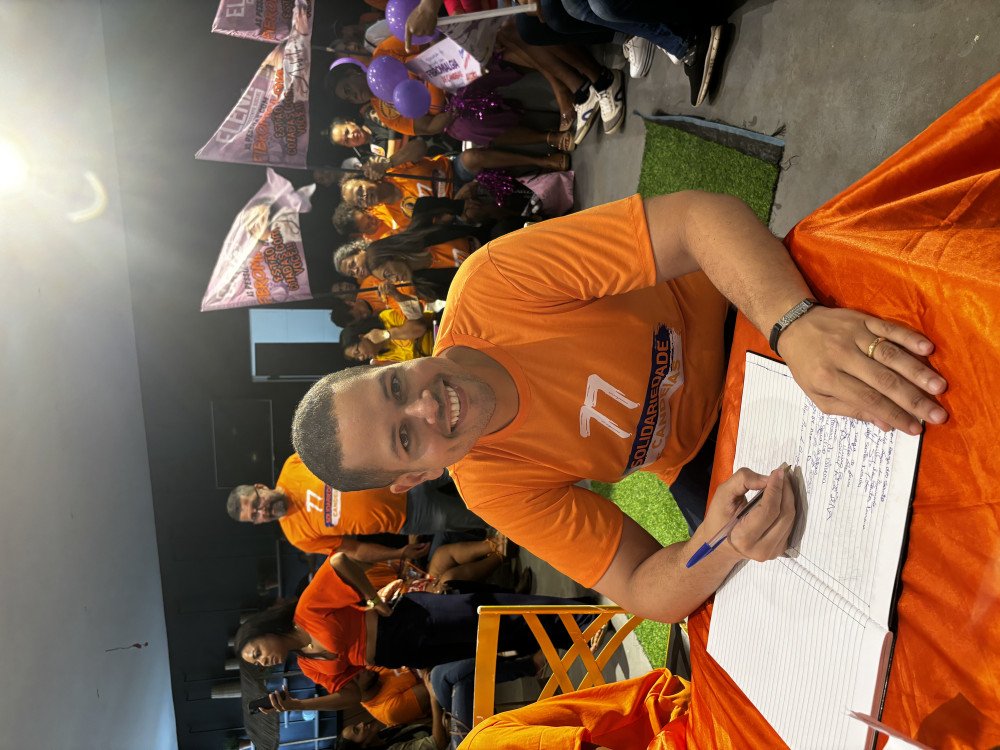 Em convenção do SD, Diego Maia é oficializado candidato a vereador em Candeias.