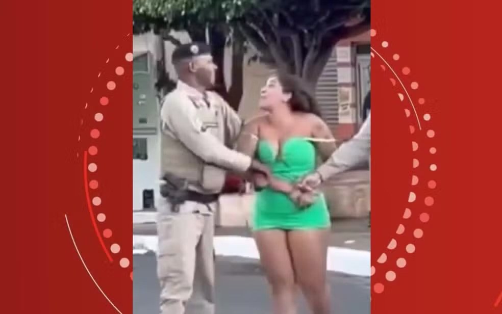 jovem é presa suspeita de chamar policial de 'preto safado' durante abordagem na Bahia