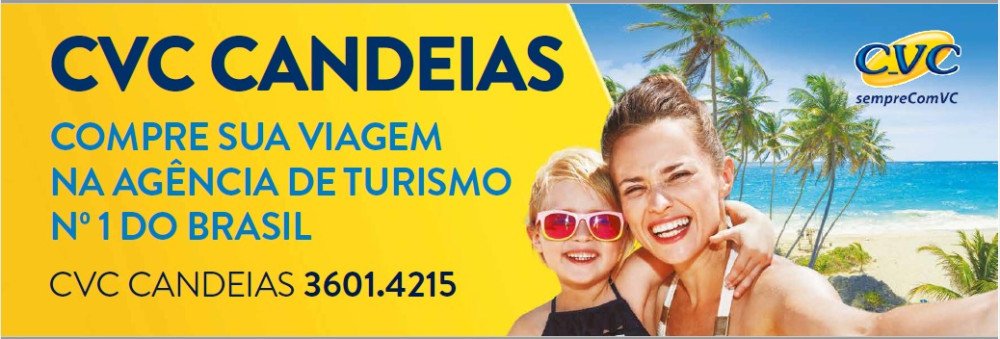 Visite a CVC Candeias e confira a melhor oferta da maior operadora de turismo do Brasil !