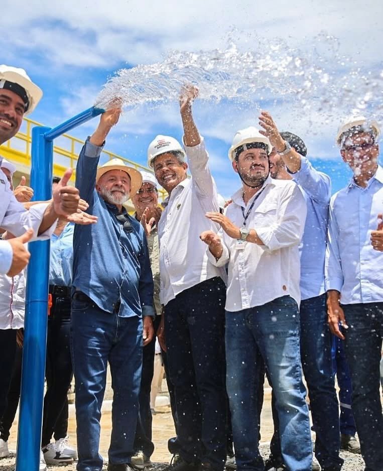 Lula, Rui e Jerônimo entregam obra de R$ 1,34 bilhão que garantem mais acesso à água, saneamento e infraestrutura na Bahia