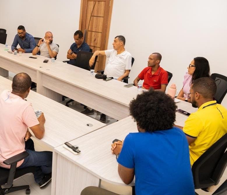 Candeias: Profissionais da imprensa são recebidos pelo prefeito Eriton Ramos