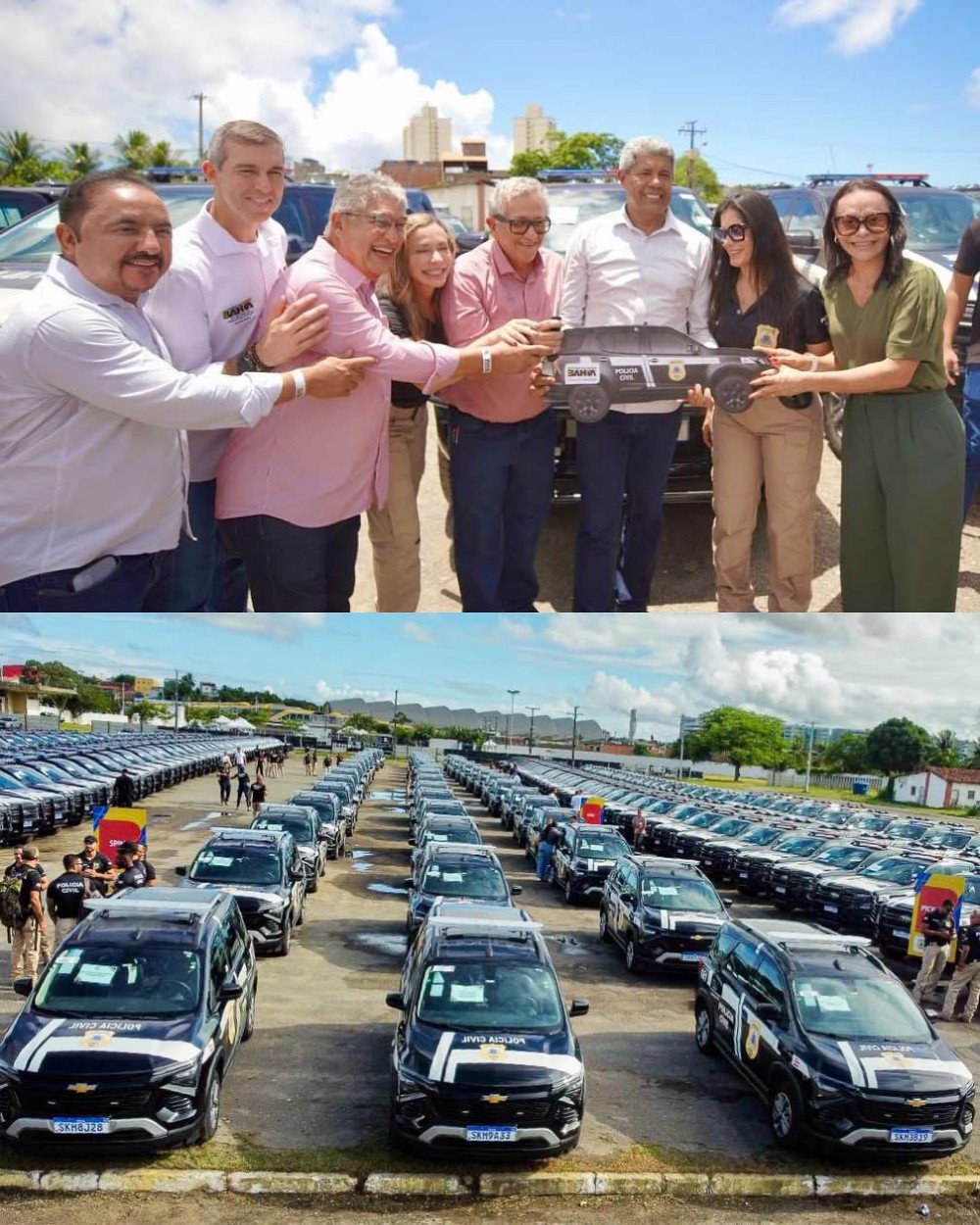 Camaçari é contemplada com 4 novas viaturas da Polícia Civil em entrega pelo Governo do Estado