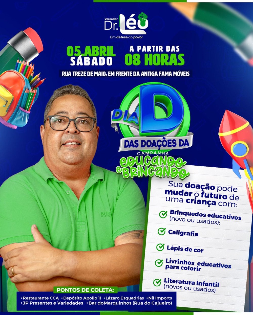 Dia D das Doações - Campanha solidária 