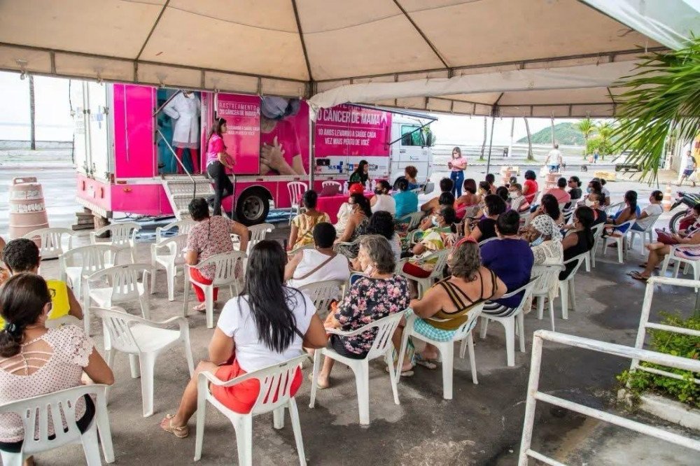 Saúde Aqui e Carreta da Mamografia acontecem nesta segunda (7), na orla de Madre de Deus
