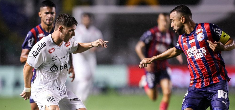 Mistão do Bahia empata com o Santos fora de casa