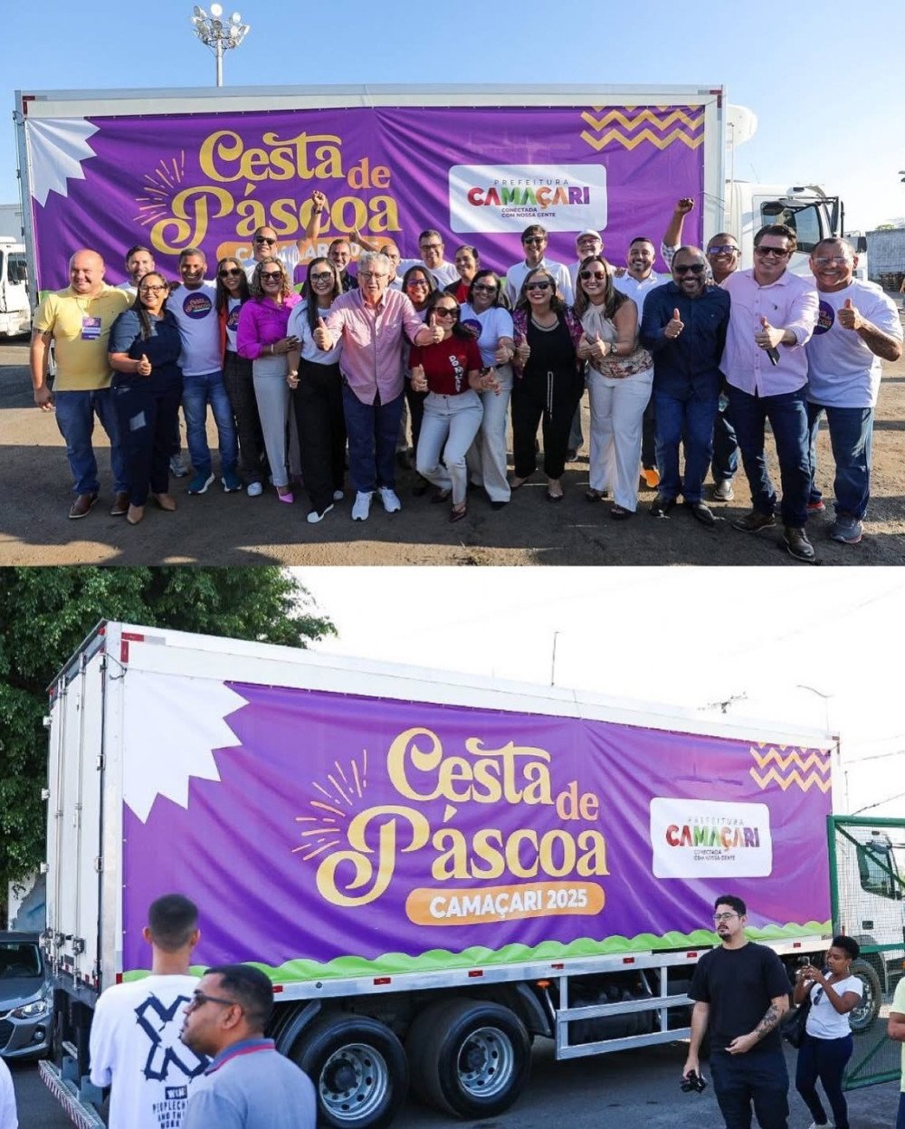 Camaçari: Prefeito Caetano participa da entrega das cesta de Páscoa