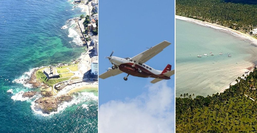 Apenas 24 minutos: Bahia tem o voo mais rápido do país