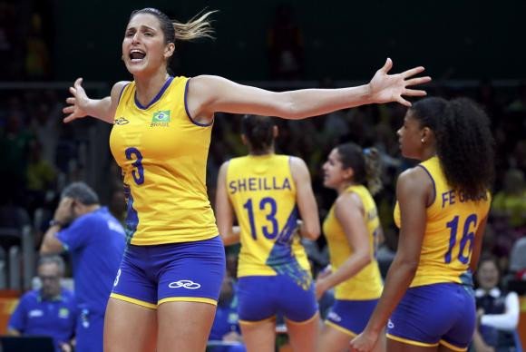 Chinesas vencem e seleção brasileira de vôlei feminino dá adeus à Rio 2016