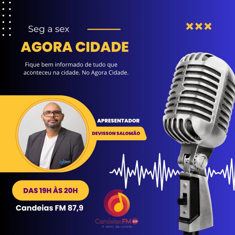 “Agora Cidade” Estreia Novo Horário na Candeias FM e Reforça Compromisso com a Informação de Qualidade