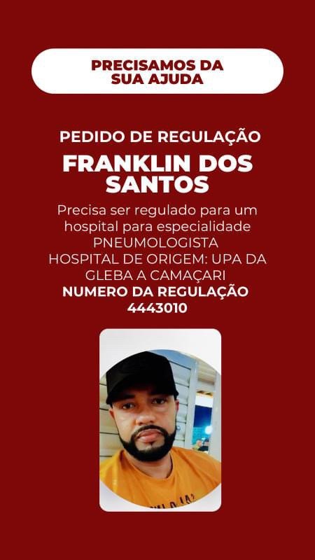 Família pede ajuda para regularização urgente de paciente internado em Camaçari