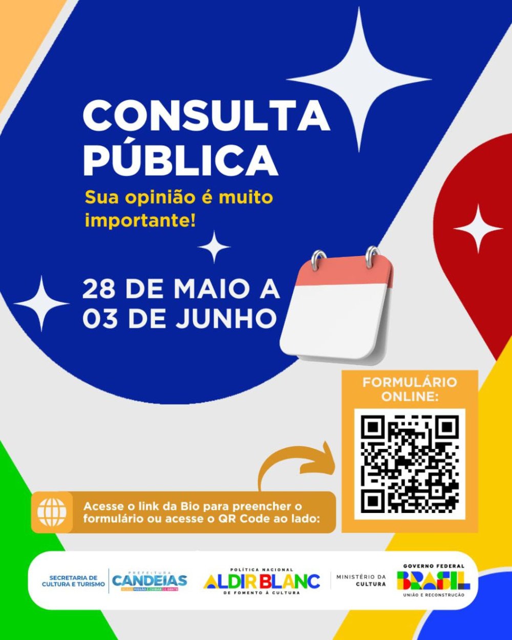 Candeias: SECTUR abre consulta pública sobre a Política Nacional Aldir Blanc