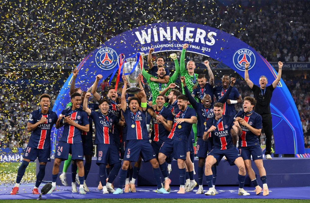 PSG faz história, atropela Inter de Milão e conquista inédita Champions League