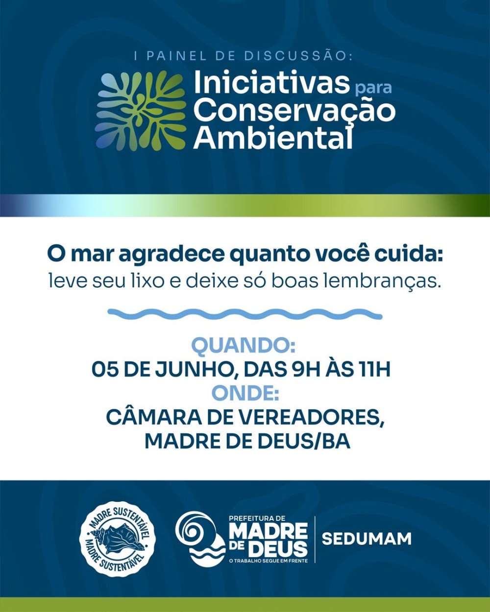Madre de Deus promove I Painel de Discussão: Iniciativas para Conservação Ambiental