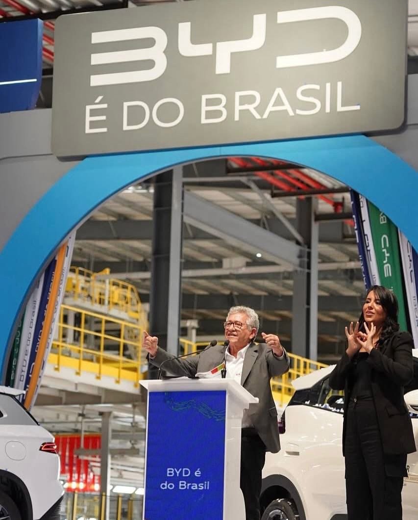 “Transformamos sonhos em realidade”, diz Caetano sobre primeiro BYD produzido em Camaçari