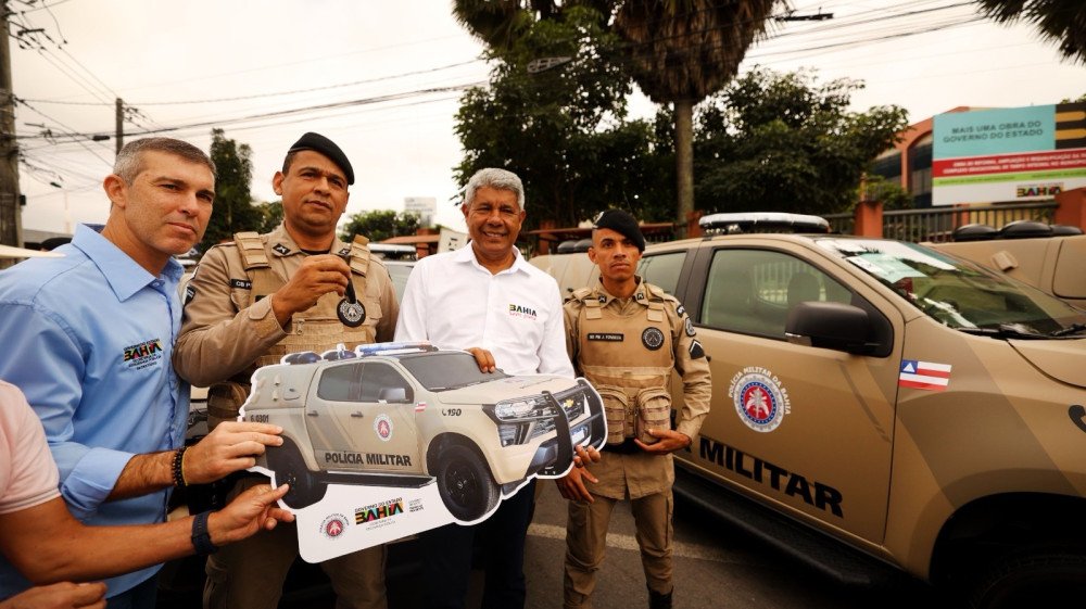 Governador Entrega de 65 novas viaturas em Feira de Santana amplia capacidade operacional da Polícia Militar em municípios da região