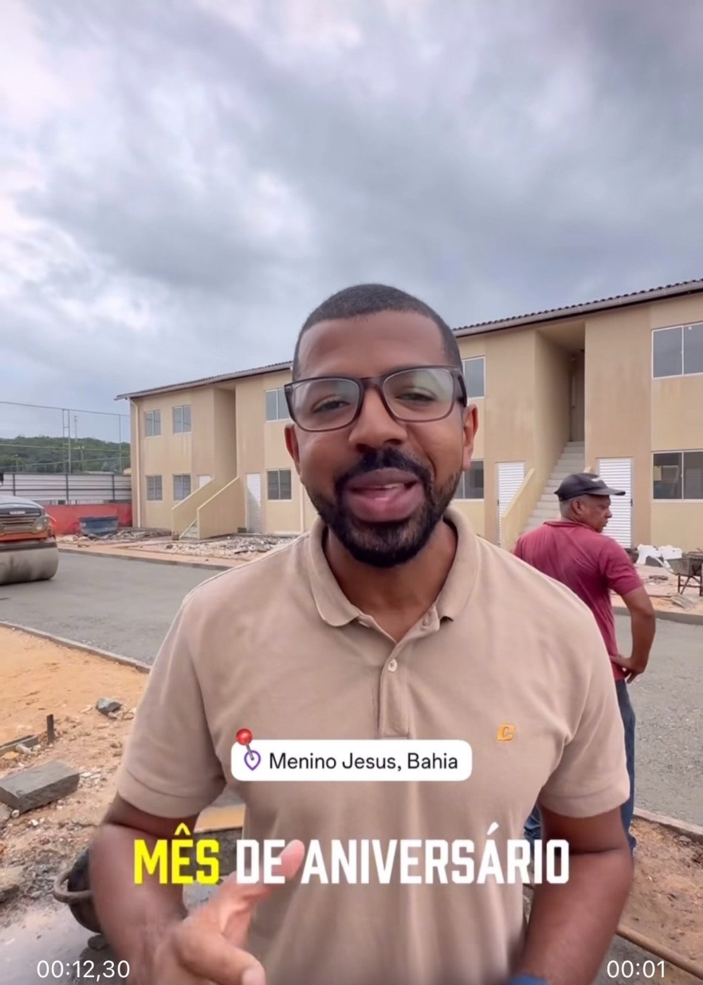 Prefeito de Candeias faz vistoria em condomínio que será entregue no mês da emancipação política da cidade