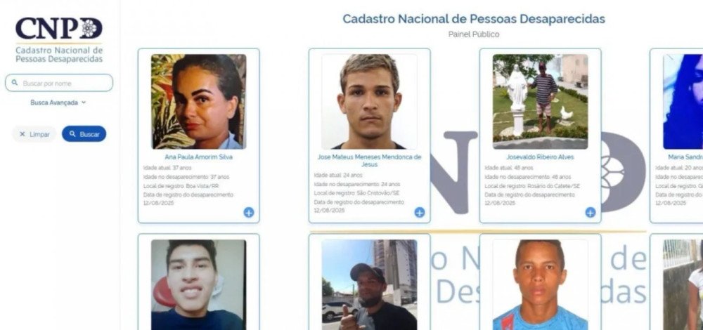 Governo lança plataforma nacional para ampliar buscas de pessoas desaparecidas
