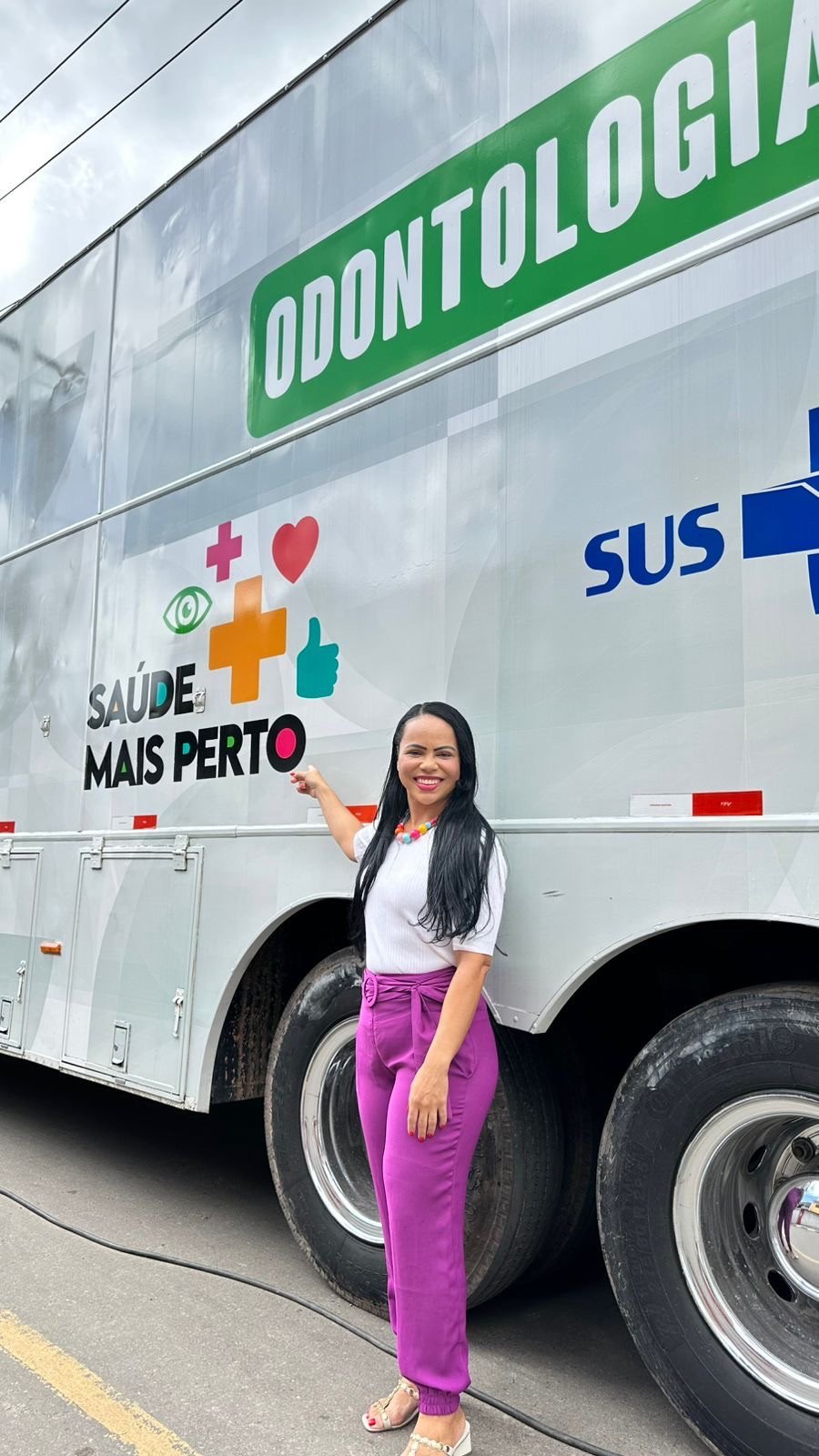 Sintia Ferreira agradece governador Jerônimo Rodrigues e secretária Rowenna Brito por programa de saúde em São Sebastião do Passé