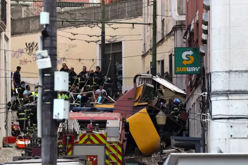 Acidente com o histórico Elevador da Glória deixa ao menos 15 mortos em Lisboa