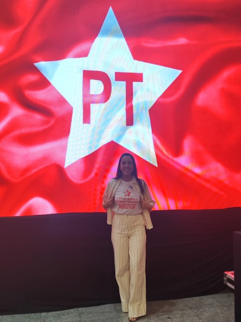 Cláudia Santos toma posse no Diretório Estadual do PT Bahia