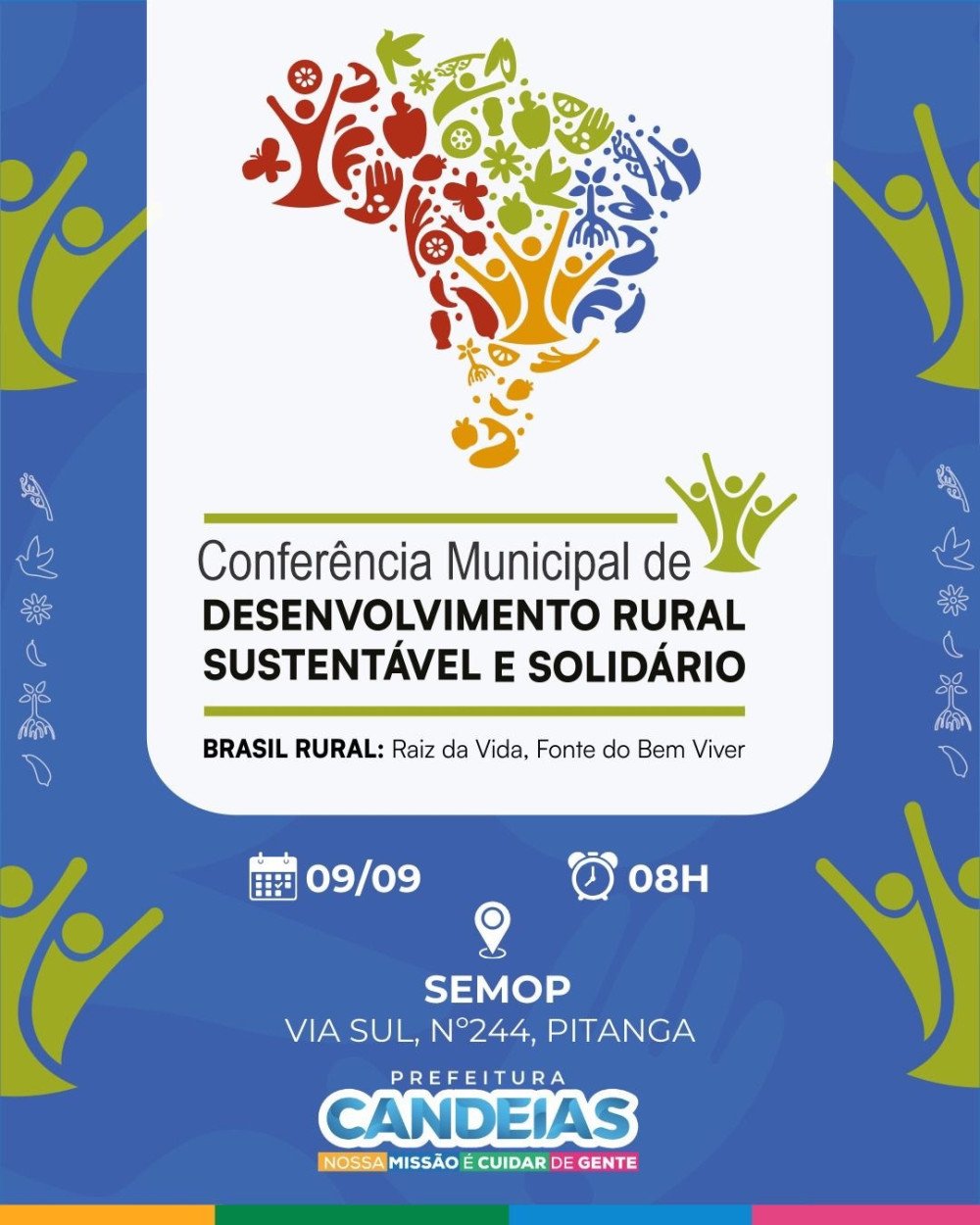 Candeias: Conferência de Desenvolvimento Rural vai acontecer nesta terça (9)