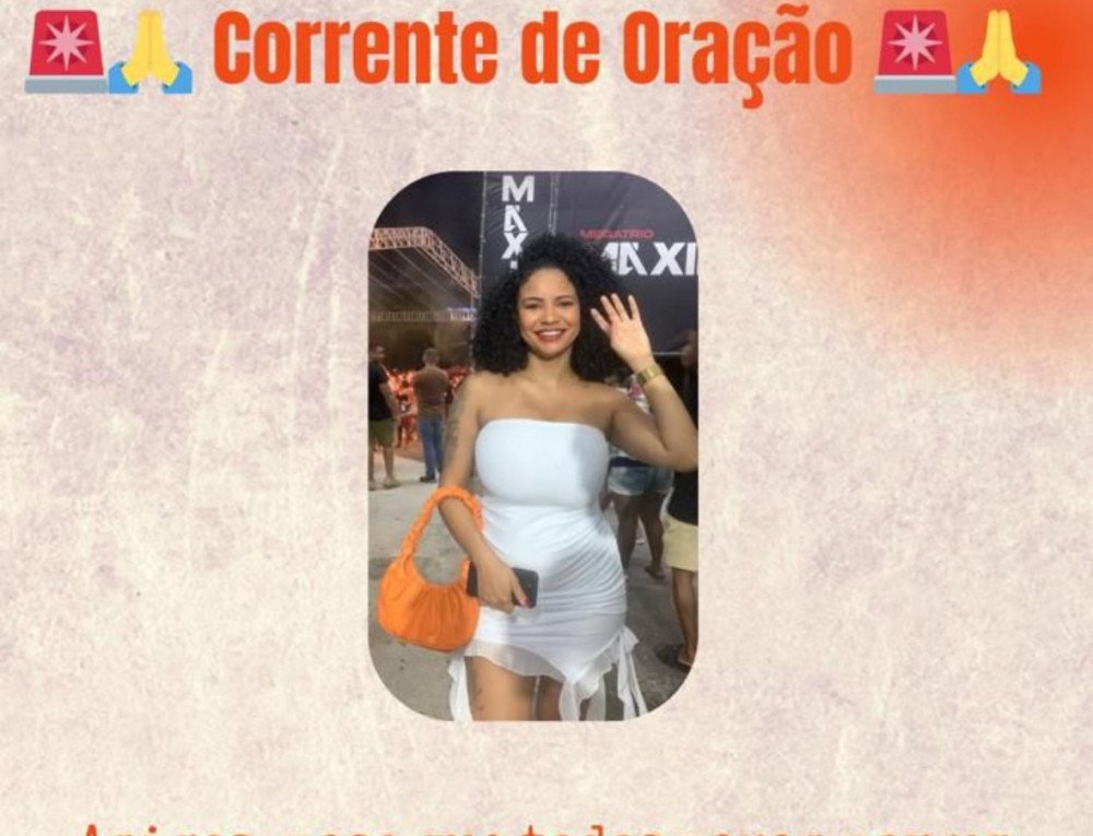 Amigos se unem em corrente de oração por jovem vítima de acidente