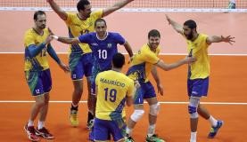Brasil vence Argentina e enfrenta a Rússia na semifinal do vôlei masculino