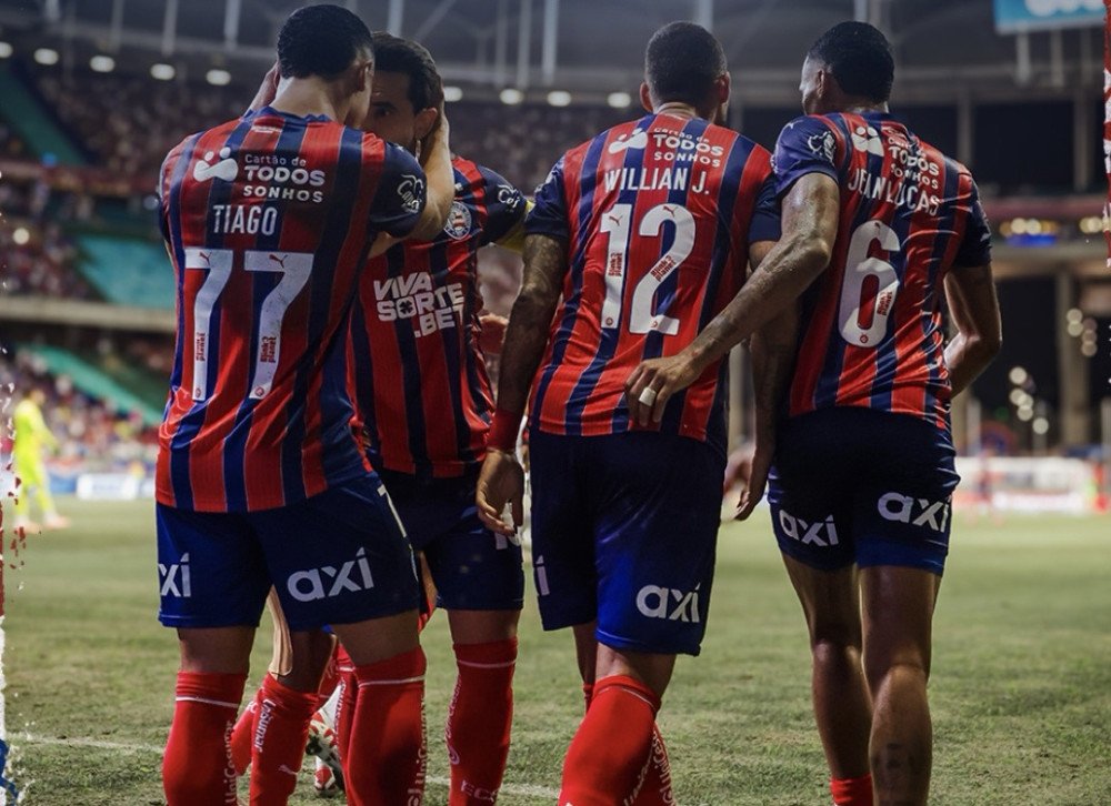 Bahia supera desfalques e vence o líder Flamengo na Arena Fonte Nova