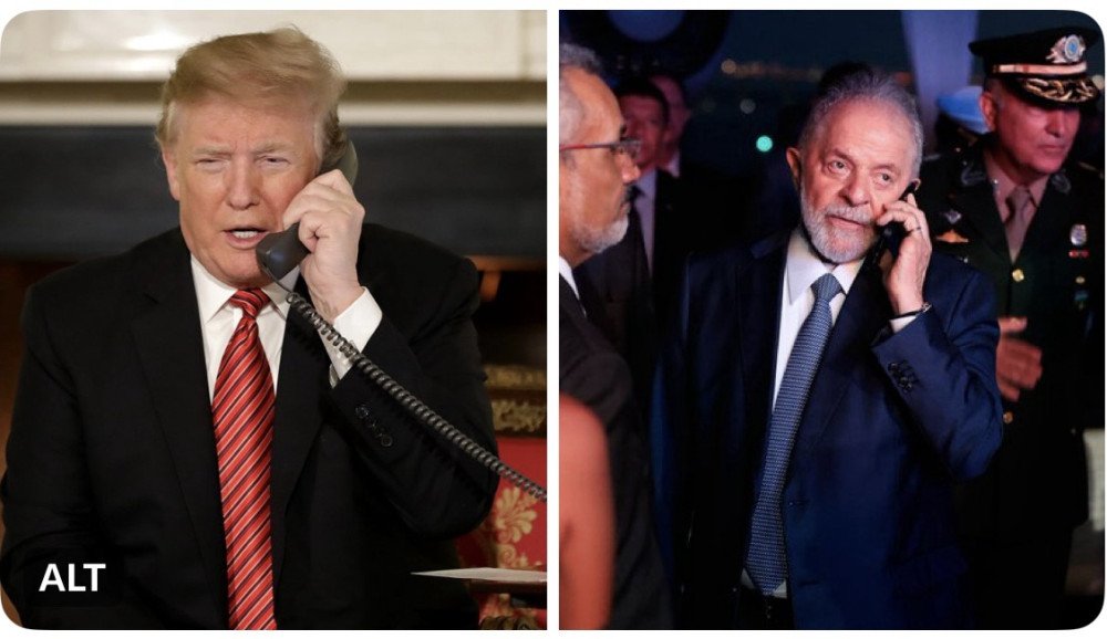 Trump liga para Lula e sinaliza retirada de taxas sobre o Brasil