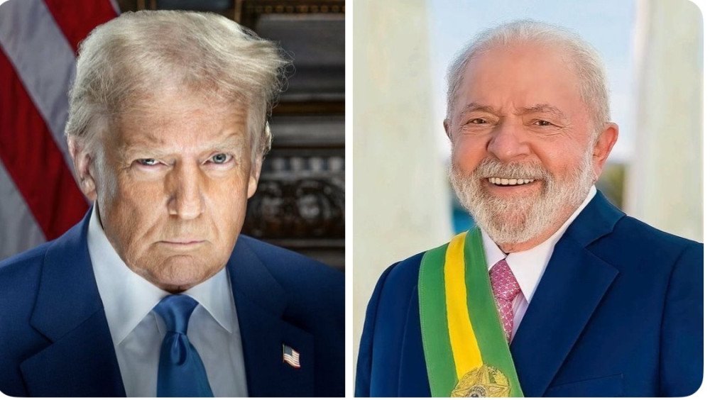 Trump elogia Lula após conversa por telefone: “Um bom homem”