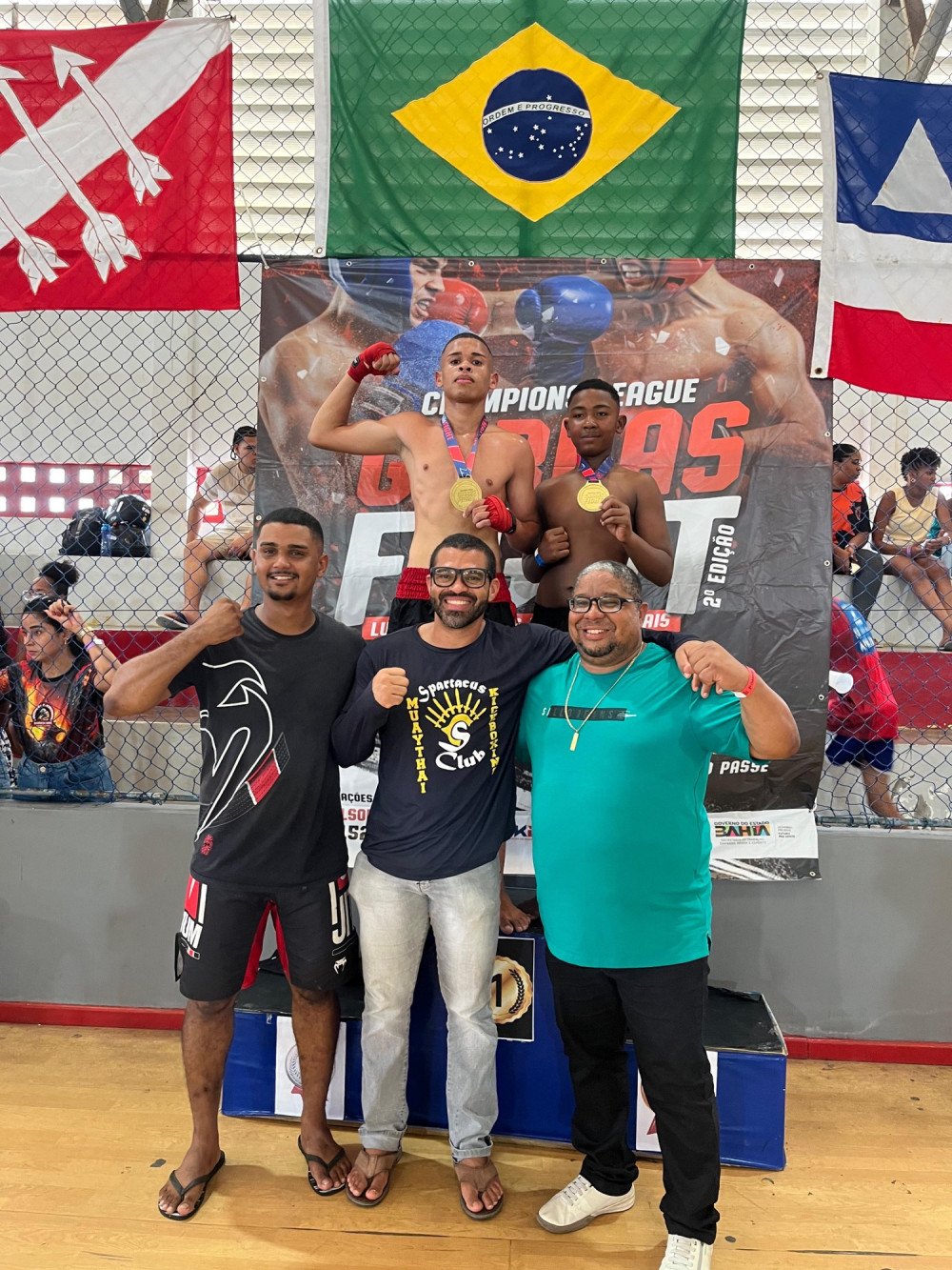 Spartacus Club conquista duas medalhas de ouro no Garra Fight em São Sebastião do Passé
