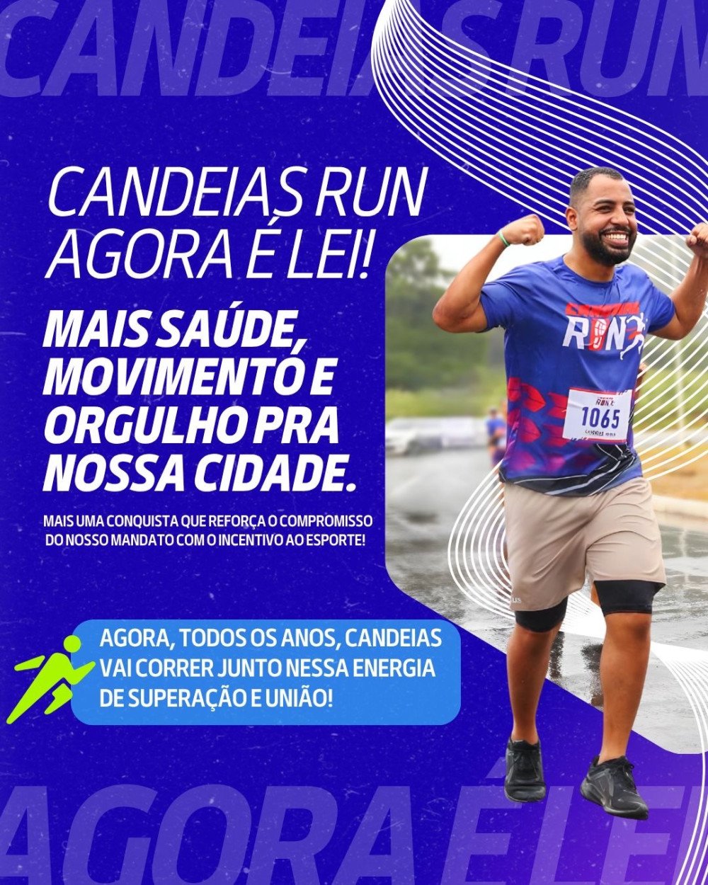 Joazi Maia transforma o Candeias Run em lei: esporte, saúde e inclusão em movimento