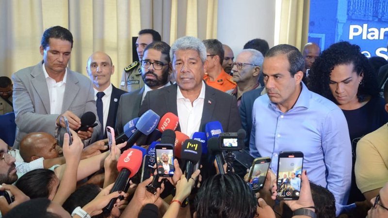 Jerônimo reafirma parceria com Bruno Reis e detalha como será ação integrada de segurança pública em Salvador