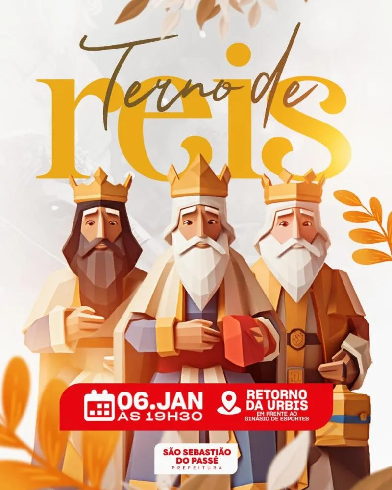 Prefeitura de São Sebastião do Passé realizará cortejo em comemoração ao Terno de Reis