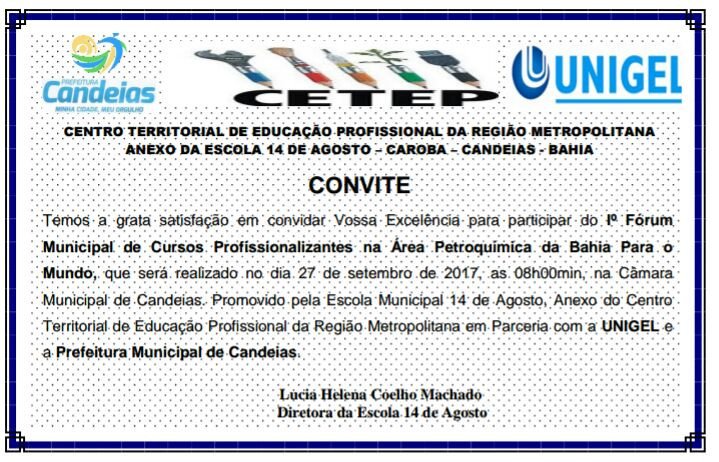 Prefeitura e Unigel realizam o 1° Fórum Municipal de Cursos Profissionalizantes na Área Petroquímica da Bahia para o mundo