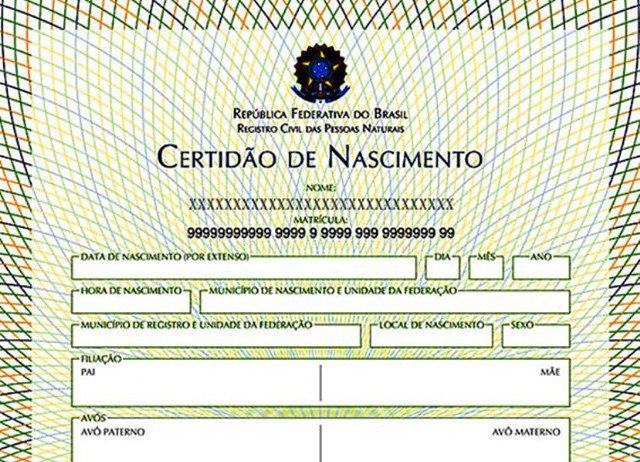 Pais poderão registrar filhos nos municípios de sua naturalidade