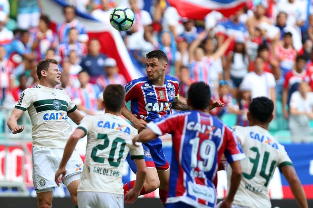 Bahia abre o placar, mas cede empate ao Coritiba e segue instável na Série A