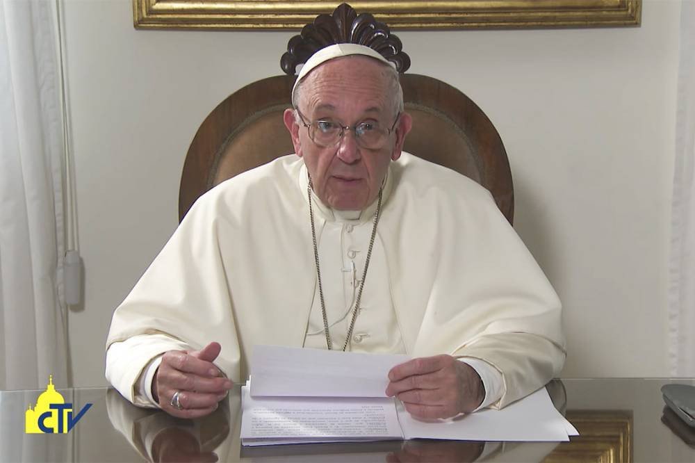 Em mensagem a brasileiros, papa diz : 