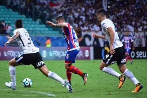 Bahia derruba o Corinthians na Fonte e se distancia da zona de rebaixamento